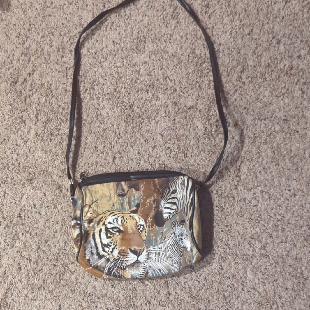 Animal Print Shoulder Bag - Picture 2 of 10